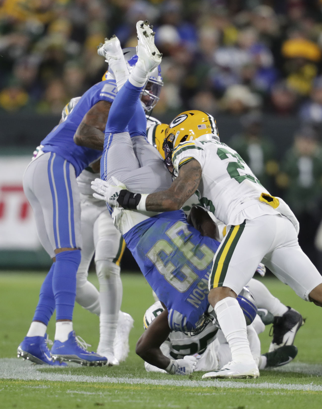 Packers 23, Lions 22